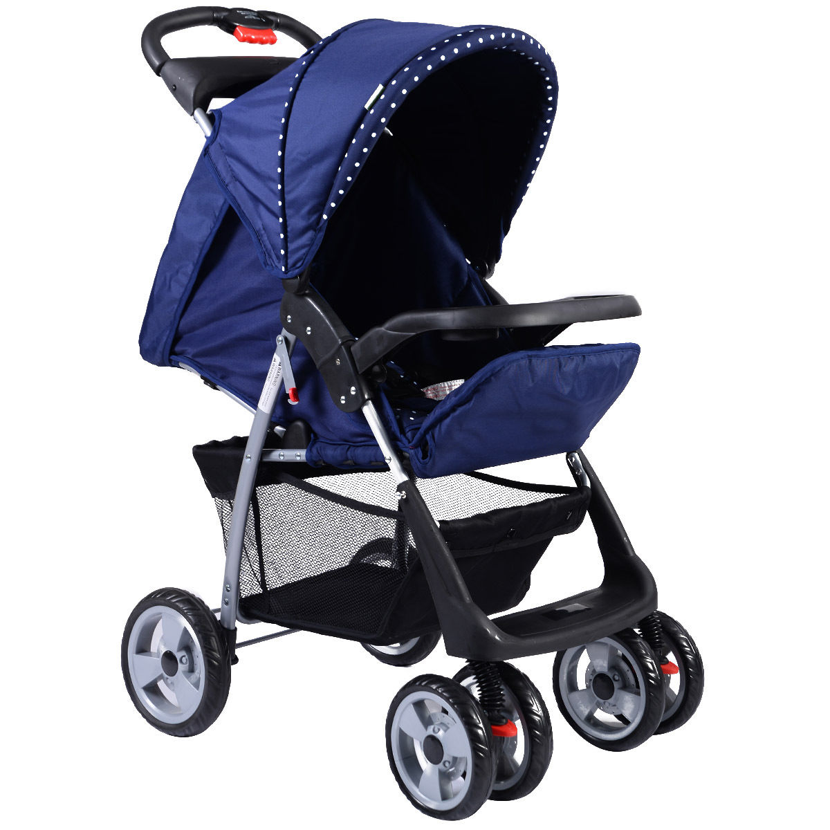 3 Color Foldable Baby Kids Travel Stroller 660lbs Weight Computing