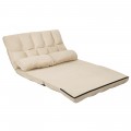 6-Position Foldable Floor Sofa Bed with Detachable Cloth Cover - Gallery View 21 of 51