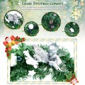 Battery Operated Xmas Wreath with 30 LED Lights - Gallery View 10 of 10