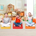 6 Pieces 15 Inch Square Toddler Floor Cushions Set with Handles - Gallery View 2 of 24