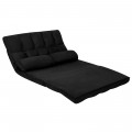 6-Position Foldable Floor Sofa Bed with Detachable Cloth Cover - Gallery View 40 of 51