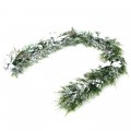 6.5 Feet Snow Flocked Christmas Garland with White Berries and Snowflakes - Gallery View 10 of 14