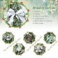 6.5 Feet Snow Flocked Christmas Garland with White Berries and Snowflakes - Gallery View 14 of 14