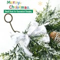 6.5 Feet Snow Flocked Christmas Garland with White Berries and Snowflakes - Gallery View 12 of 14