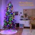 6/7/8 Feet Christmas Tree with 2 Lighting Colors and 9 Flash Modes - Gallery View 31 of 36