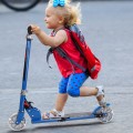 Folding Aluminum Kids Kick Scooter with LED - Gallery View 1 of 34