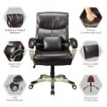 Adjustable Executive Office Recliner Chair with High Back and Lumbar Support