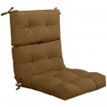 Tufted Patio High Back Chair Cushion with Non-Slip String Ties - Gallery View 66 of 81
