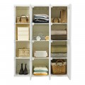Foldable Armoire Wardrobe Closet with 8/10/12 Cubes
