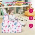 3-in-1 Convertible Kid Sofa Bed Flip-Out Chair Lounger for Toddler