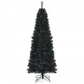 Pre-lit Christmas Halloween Tree with PVC Branch Tips and Warm White Lights - Gallery View 8 of 20