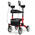 2-in-1 Multipurpose Rollator Walker with Large Seat - Gallery View 3 of 20