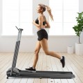 Compact Folding Treadmill with Touch Screen APP Control - Gallery View 1 of 12