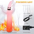 12 Feet Halloween Inflatable Decoration with Built-in LED Lights - Gallery View 7 of 11