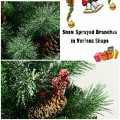 4 Feet Christmas Entrance Tree with Pine Cones - Gallery View 9 of 10