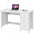 3-Drawer Home Office Study Computer Desk with Spacious Desktop - Gallery View 15 of 24