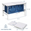 Height Adjustable Folding Camping  Table - Gallery View 4 of 24