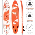 Inflatable Stand Up Paddle Board with Backpack Aluminum Paddle Pump