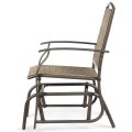 2 Pieces Patio Swing Single Glider Chair Rocking Seating - Gallery View 12 of 13