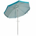 6.5 Feet Beach Umbrella with Sun Shade and Carry Bag without Weight Base - Gallery View 8 of 34