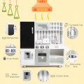 Wooden Pretend Play Kitchen Sets with Simulated Sound