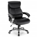 400lbs Big and Tall Leather Office Chair with Soft Sponge - Gallery View 14 of 23