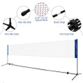 Portable 17 x 5 Feet Badminton Training Net with Carrying Bag - Gallery View 10 of 10