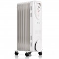 1500 W Oil Filled Radiator Portable Space Heater with Overheat and Tip-Over Protection