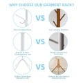 Free Standing Coat Rack with Detachable Hooks and Foldable legs - Gallery View 10 of 12