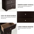 6 Drawers Chest Dresser Clothes Storage Bedroom Furniture Cabinet
