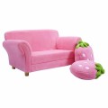 Blue/Pink Kids Strawberry Armrest Chair Sofa - Gallery View 14 of 21