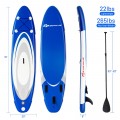 10/11 Feet Inflatable Stand Up Paddle Surfboard with Bag