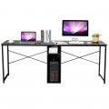 79 Inch Multifunctional Office Desk for 2 Person with Storage - Gallery View 9 of 23