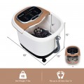 Portable All-In-One Heated Foot Spa Bath Motorized Massager - Gallery View 24 of 40