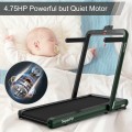 4.75HP 2 In 1 Folding Treadmill with Remote APP Control - Gallery View 56 of 72
