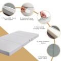 4 Inch Folding Sofa Bed Foam Mattress with Handles - Gallery View 23 of 36