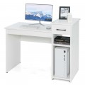 Compact Computer Desk with Drawer and CPU Stand - Gallery View 16 of 34
