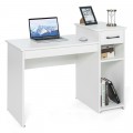 Compact Computer Desk with Drawer and CPU Stand - Gallery View 13 of 34