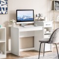 Compact Computer Desk with Drawer and CPU Stand - Gallery View 14 of 34