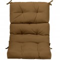 Tufted Patio High Back Chair Cushion with Non-Slip String Ties - Gallery View 67 of 81