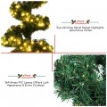4 Feet Pre-lit Spiral Entrance Artificial Christmas Tree with Retro Urn Base - Gallery View 12 of 12