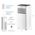 Portable Air Conditioner 10000 BTU Evaporative Air Cooler Dehumidifier