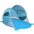 Pop Up Beach Tent Anti-UV UPF 50+ Portable Sun Shelter for 3-4 Person - Gallery View 6 of 22