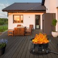 58,000BTU Firebowl Outdoor Portable Propane Gas Fire Pit with Cover and Carry Kit - Gallery View 1 of 13