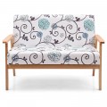 Modern Fabric Loveseat Sofa Couch Upholstered 2-Seat Armchair - Gallery View 5 of 36