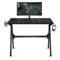 Ergonomic PC Computer Gaming Desk with Cup Holder/Headphone Hook - Gallery View 8 of 12