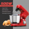 5.3 Qt Stand Kitchen Food Mixer 6 Speed with Dough Hook Beater - Gallery View 31 of 36