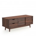 TV Console Cabinet with Drawers and Sliding Doors for TVs Up to 60 Inch - Gallery View 5 of 23