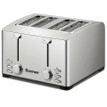 Extra-Wide Slot Stainless Steel 4 Slice Toaster - Gallery View 5 of 12