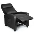 Recliner Massage Wingback Single Chair with Side Pocket - Gallery View 16 of 36